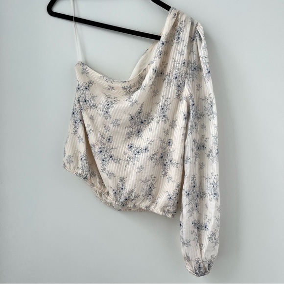 NWT Cami NYC lotus one shoulder silk cotton top XS - Picture 10 of 15